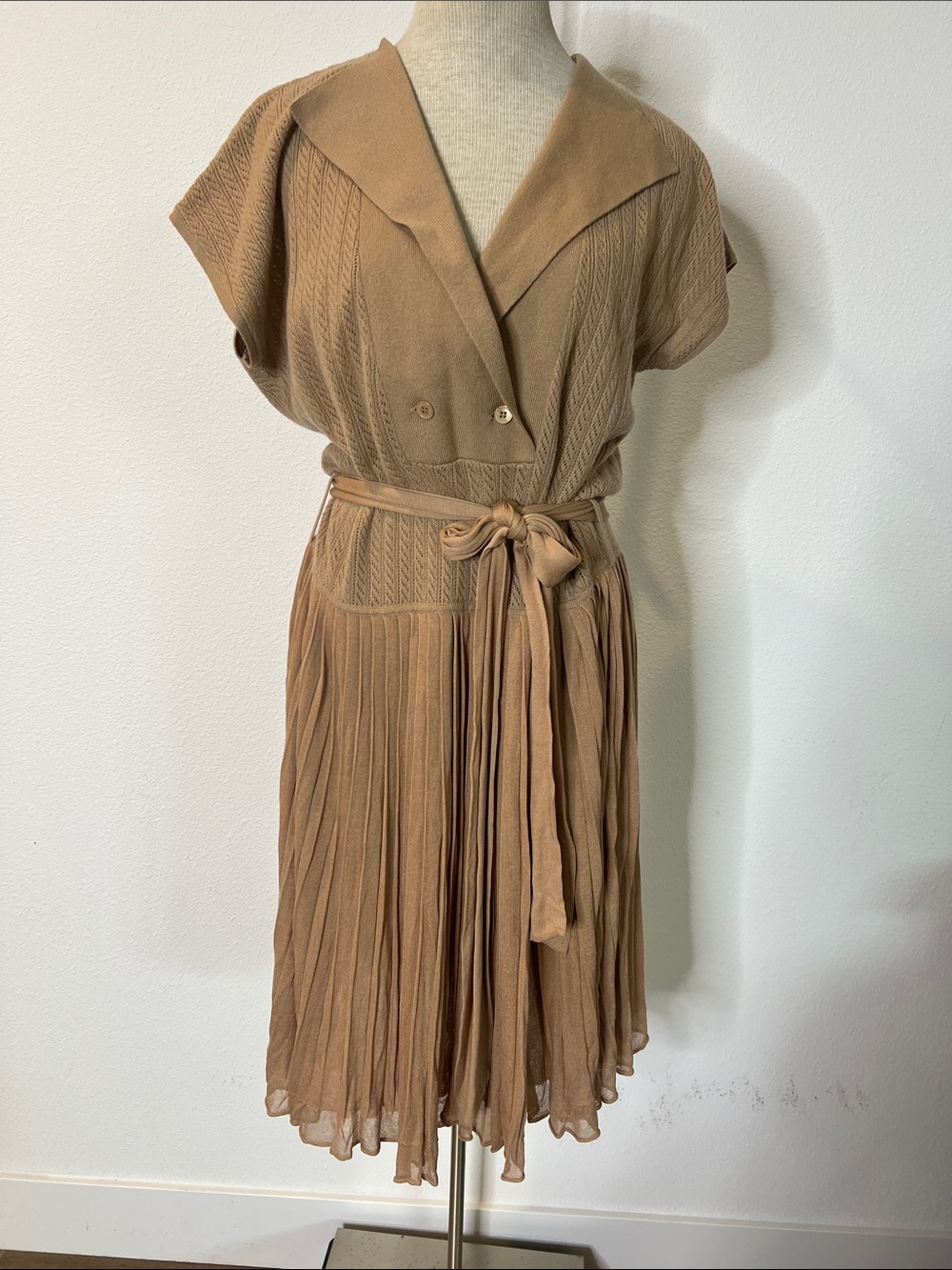 Iisli Pleated Cashmere Women’s Dress